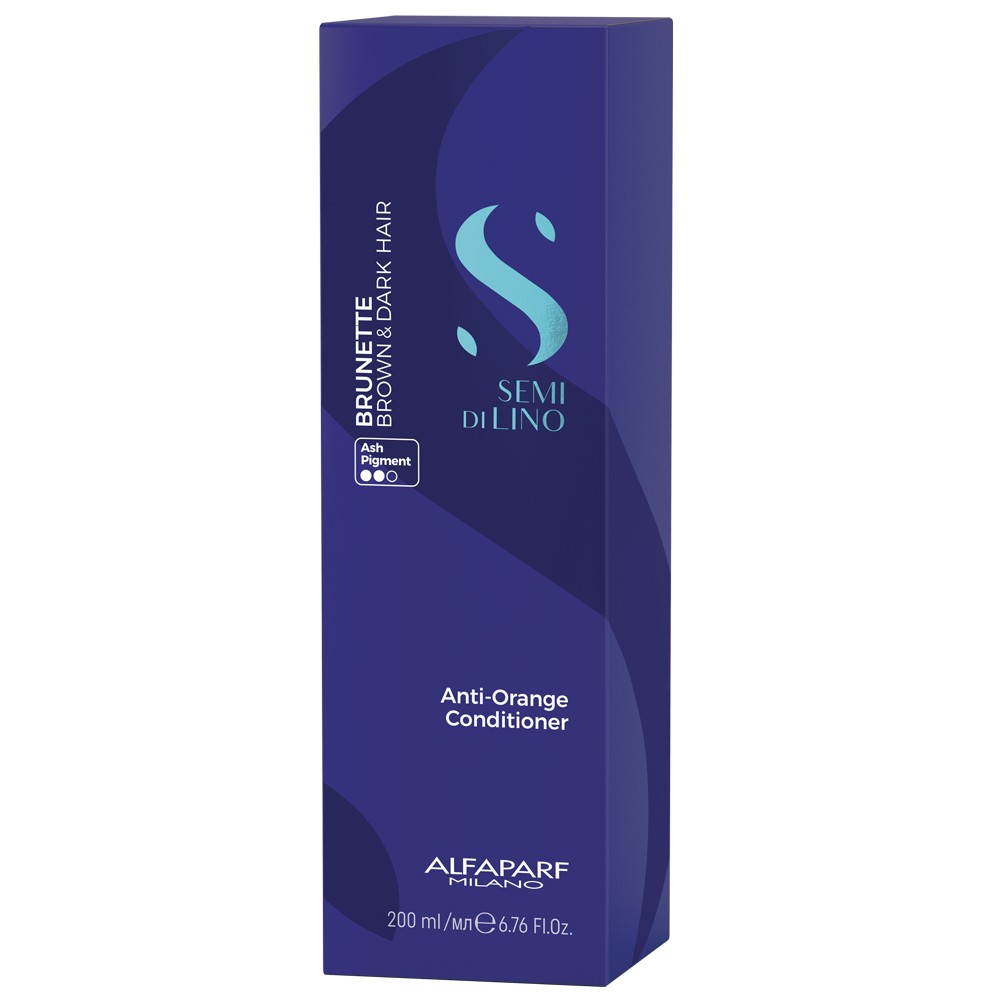 Alfaparf - Semi di Lino Brunette Anti-Orange Acondicionador 200 ml