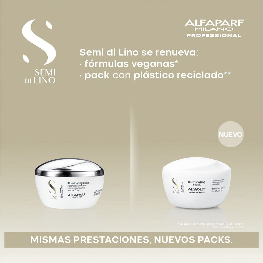 Alfaparf - Semi di Lino Diamond Illuminating Mask 200 ml