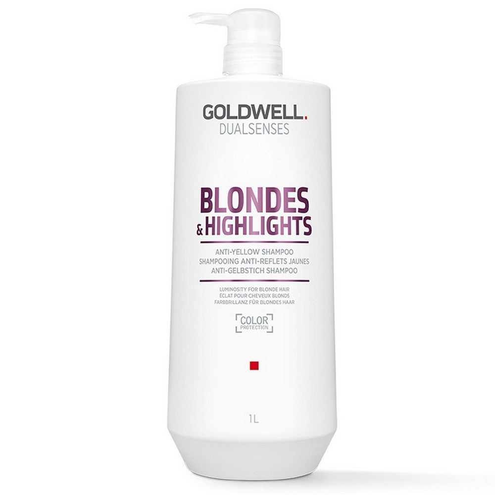 Goldwell - Dualsenses Blondes & Highlights Champú Anti-Yellow 1000 ml