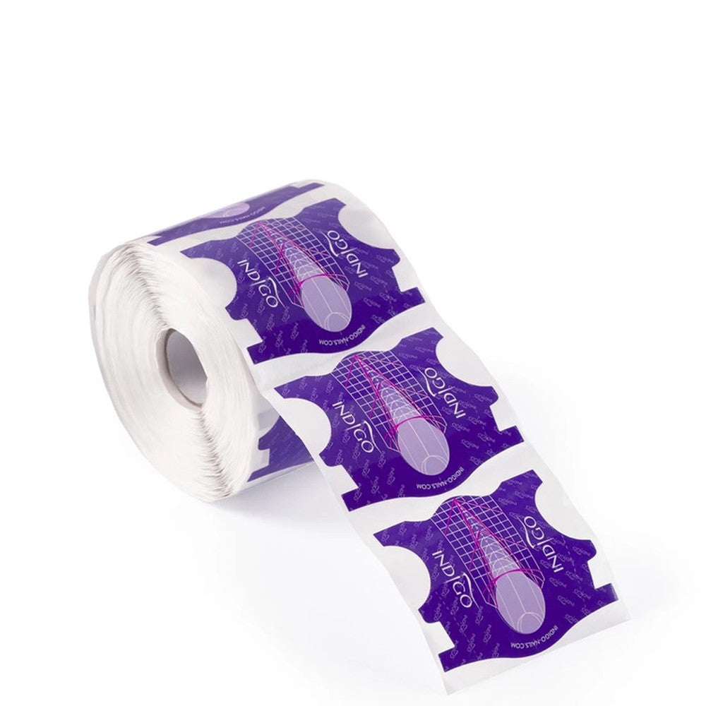 Indigo - Plantillas para Uñas Nail Forms - 1 unidad 200 piezas