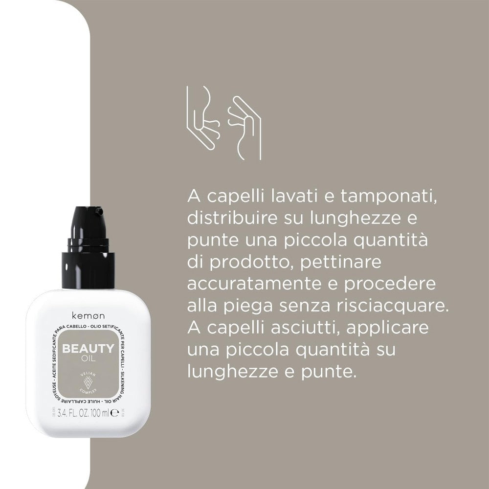 Kemon - Aceite Capilar Sedificante Hair Care Beauty Oil 100 ml
