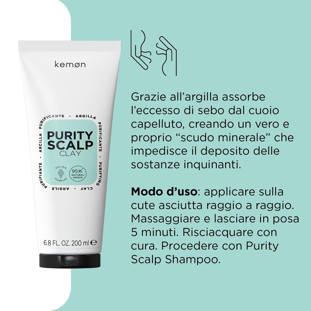 Kemon - Arcilla Purificante Hair Care Purity Scalp Clay 200 ml