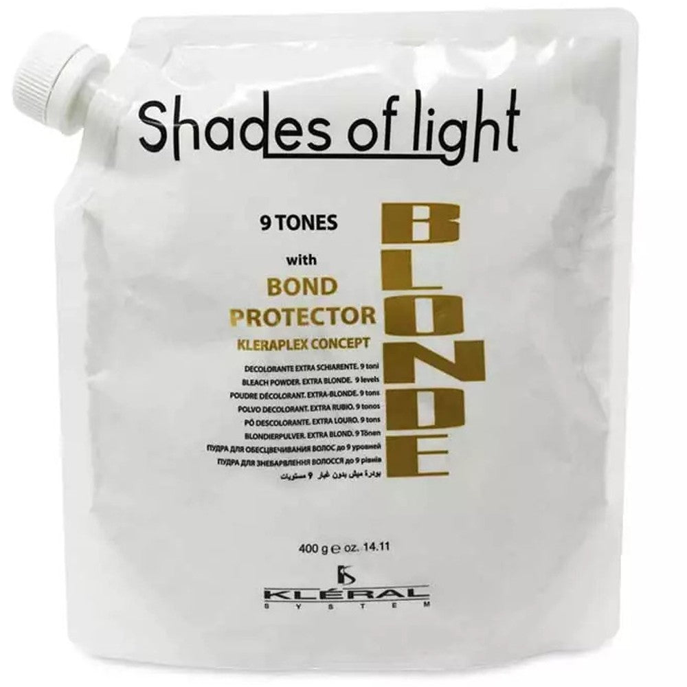 Kléral System - Decolorante en Polvo 9 Niveles Shades of Light Bond Protector Blonde 400 g