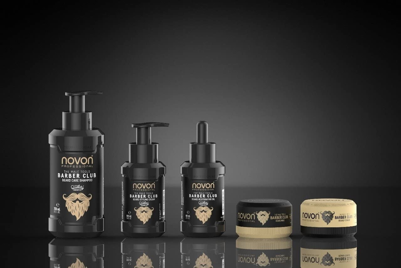 Novon - Aceite Restaurador de Barba Beard Restorative Oil Barber Club 60 ml - ZZNOV90062