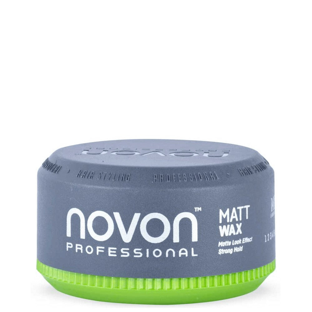 Novon - Cera Mate de Fijación Fuerte Matt Wax Nº7 Hair Wax Serie 150 ml - ZZNOV58378