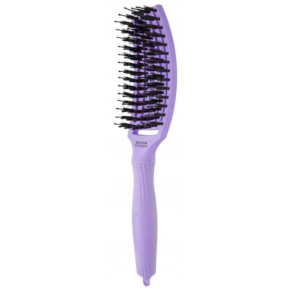 Olivia Garden - Cepillo Fingerbrush Combo Bloom Lavender Medium - 1 Unidad