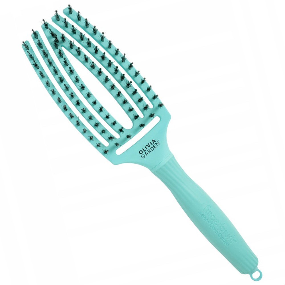 Olivia Garden - Cepillo Fingerbrush Combo Mint Medium - 1 Unidad