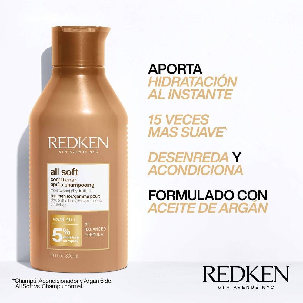 Redken - Acondicionador Hidratante All Soft 300 ml