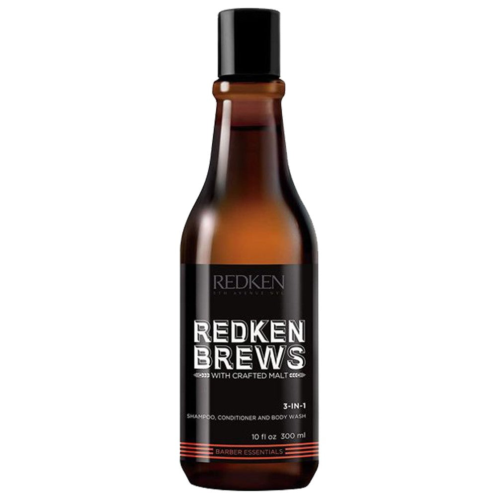 Redken - Champú-Acondicionador 3 en 1 Brews 300 ml