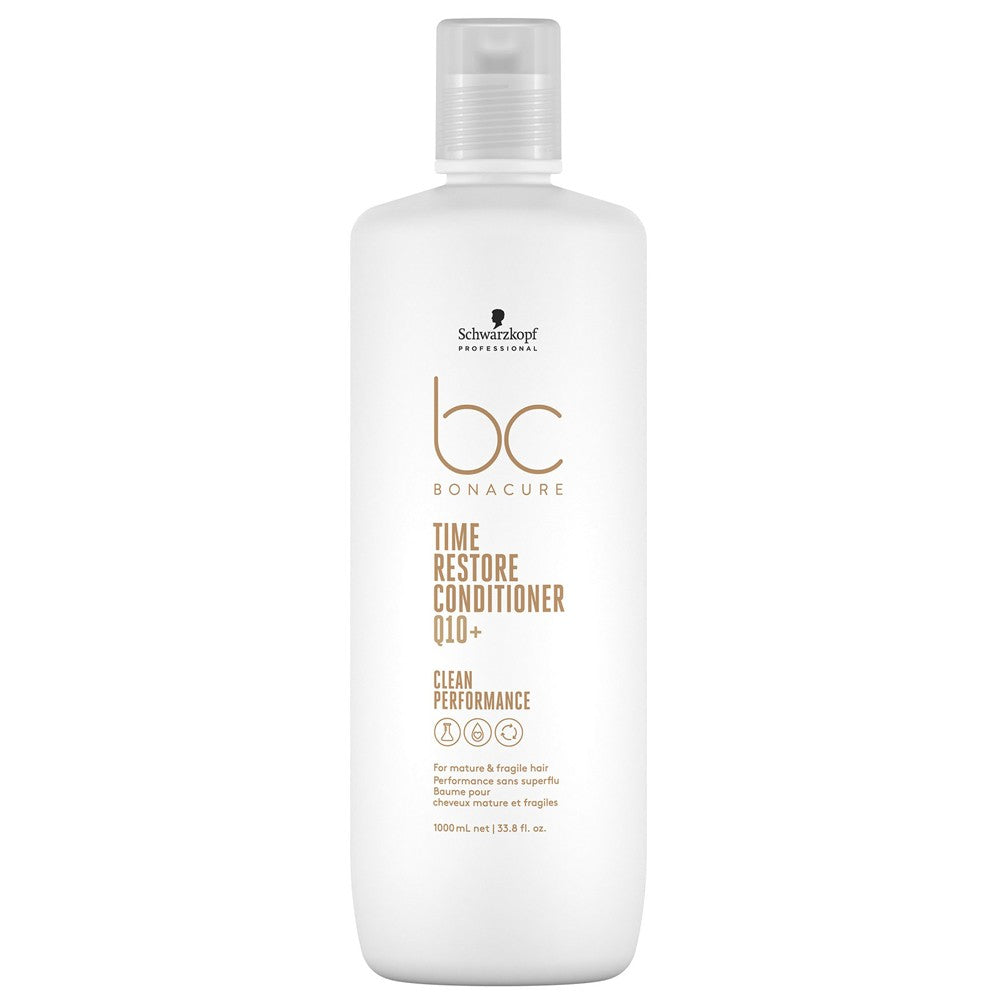 Schwarzkopf - Acondicionador Antiedad BC Bonacure Clean Q10+ Time Restore 1000 ml