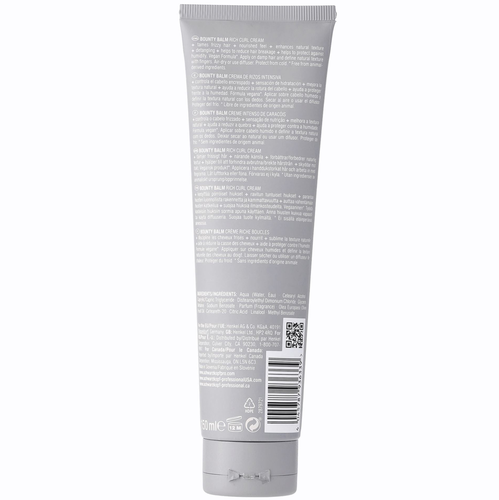 Schwarzkopf - Crema para Rizos OSiS+ Bounty Balm 150 ml
