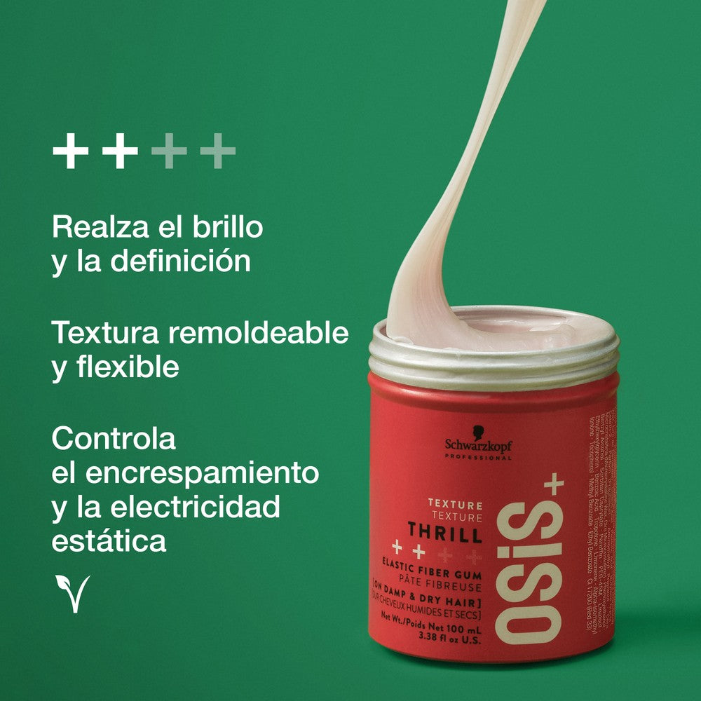 Schwarzkopf - Goma Fibrosa de Fijación Media OSiS+ Thrill 100 ml