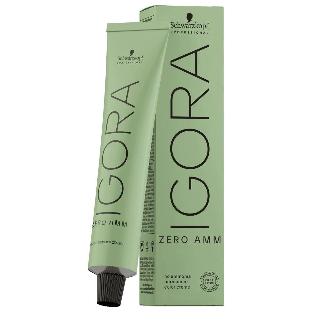 Schwarzkopf - Tinte sin Amoniaco Igora Zero AMM 7-42 Rubio Medio Beige Humo 60 ml