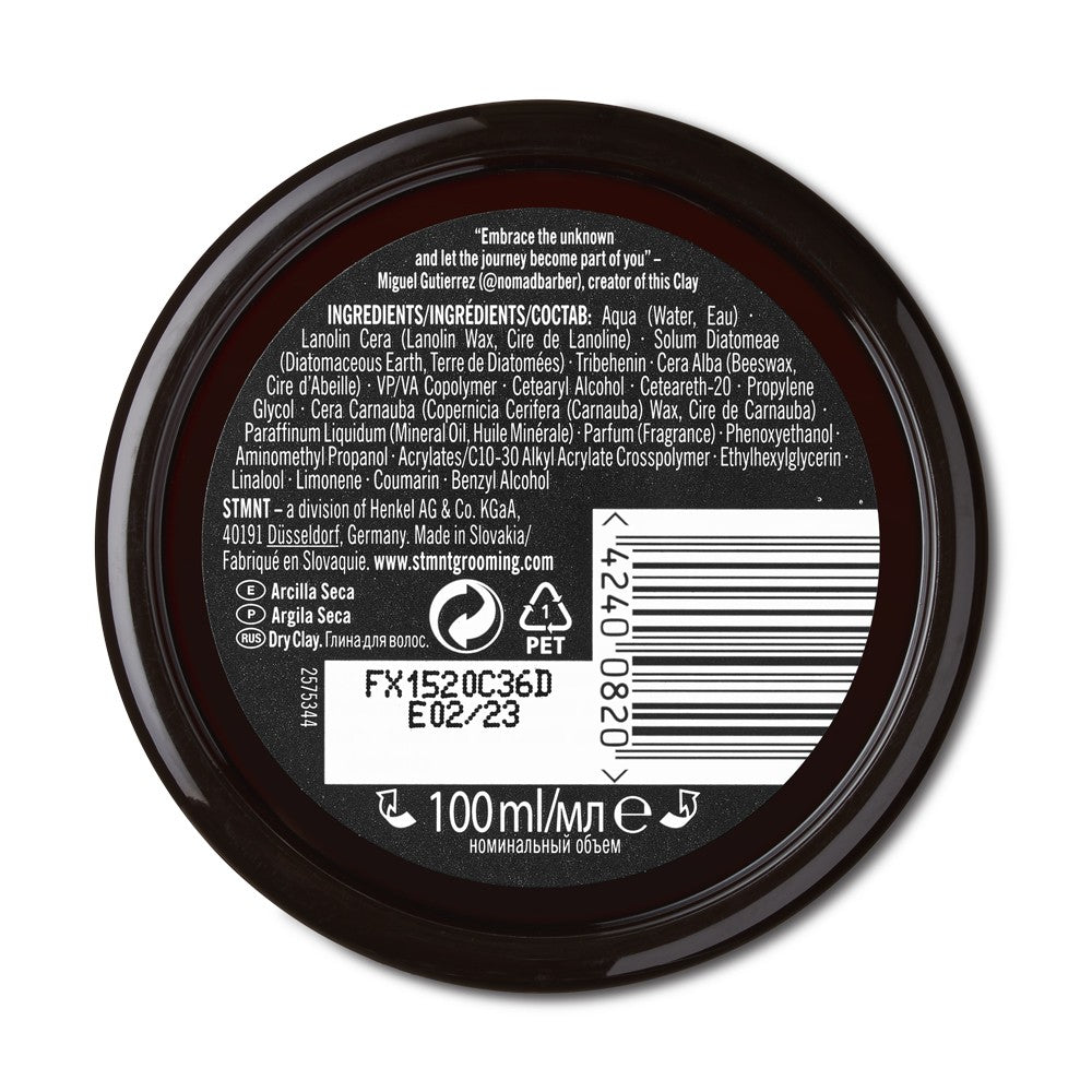 STMNT - Nomad Barber Dry Clay - Arcilla Seca 100 ml