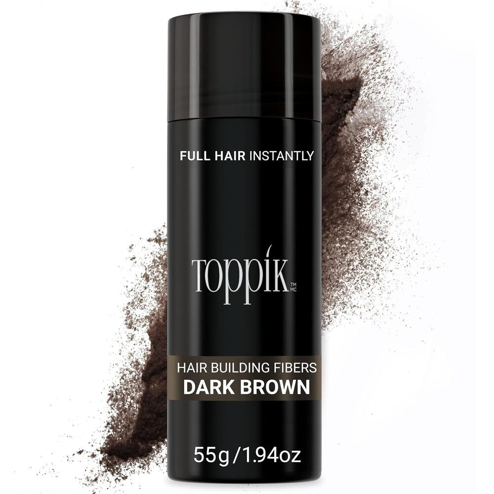 Toppik - Fibras Capilares Tono Castaño Oscuro (Dark Brown) 55 g