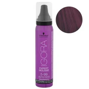 Schwarzkopf - Igora Expert Mousse 5-5 Light Chestnut Violet Extra 100 ml