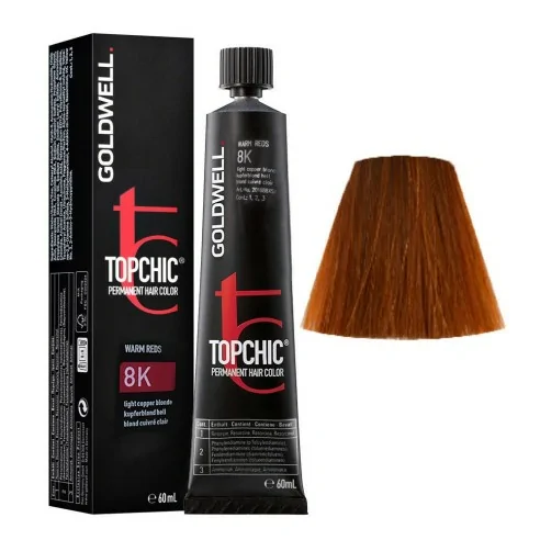 Goldwell - Topchic 8K Rubio Cobre Claro 60 ml