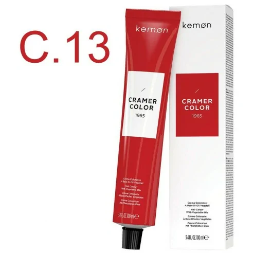 Kemon - Tinte Permanente Cramer Color Correctores Intensificadores C.13 Negro - 100 ml