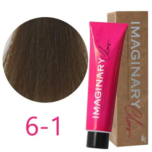 Imaginary Colors - Colorant Permanent Couleur Cendrée 6-1 Blond Foncé 100 ml