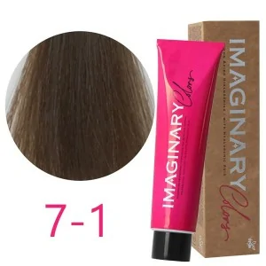 Imaginary Colors - Permanent Dye Ash Color 7-1 Blonde 100 ml Imaginary Colors - Permanent Dye Ash Color 7-1 Blonde 100 ml