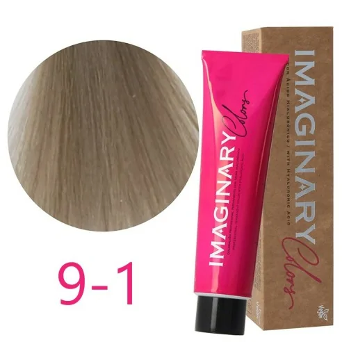 Imaginary Colors - Permanent Dye Ash Color 9-1 Sehr Hellblond 100 ml