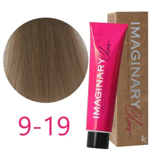 Imaginary Colors - Permanent Dye Ash Color 9-19 Very Light Earth Blonde 100 ml