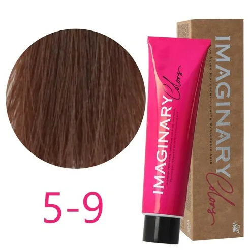 Imaginary Colors - Colorant Permanent Couleur Chocolat 5-9 Brun Terre Clair 100 ml