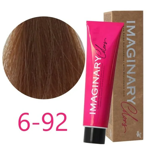 Imaginary Colors - Permanent Dye Chocolate Color 6-92 Dark Earth Iridescent Blonde 100 ml