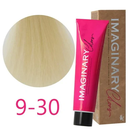 Imaginäre Farben - Permanenter Farbstoff Gold Farbe 9-30 Sehr Hellblond 100 ml