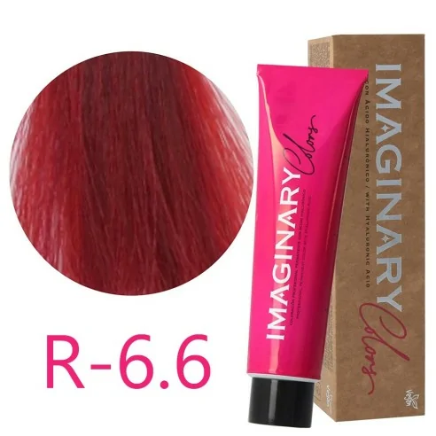 Imaginary Colors - Tinte Color Rojo y Violeta R-6.6 Rubio Oscuro Rojo Extremo 100 ml