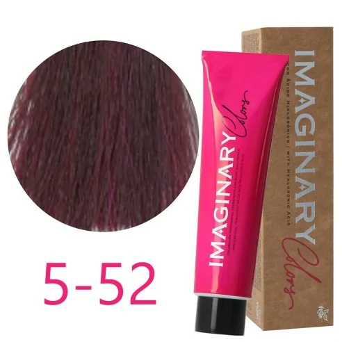 Imaginary Colors - Rouge et Violet Couleur Colorant 5-52 Brun Clair Acajou Violet 100 ml