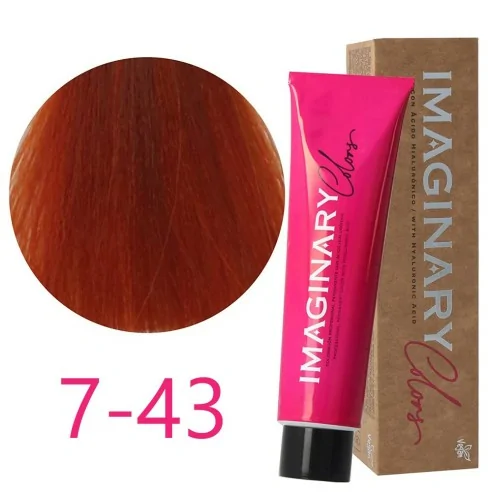 Imaginary Colors - Permanent Copper Color Dye 7-43 Golden Blonde 100 ml