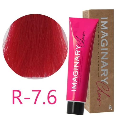 Imaginary Colors - Colorant Rouge et Violet R-7.6 Extreme Red Blonde 100 ml