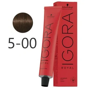 Schwarzkopf - Colorant Permanent Igora Royal 5-00 Intense Natural Light Châtaignier 60 ml Schwarzkopf - Colorant Permanent Igora Royal 5-00 Intense Natural Light Châtaignier 60 ml