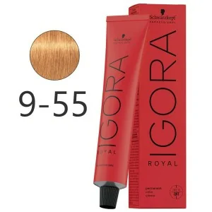 Schwarzkopf - Dauerfarbstoff Igora Royal 9-55 Very Light Blonde Intense Golden 60 ml Schwarzkopf - Dauerfarbstoff Igora Royal 9-55 Very Light Blonde Intense Golden 60 ml