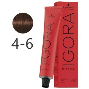 Schwarzkopf - Dauerfarbstoff Igora Royal 4-6 Braun Mittelbraun 60 ml Schwarzkopf - Dauerfarbstoff Igora Royal 4-6 Braun Mittelbraun 60 ml