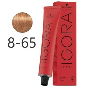 Schwarzkopf - Colorante Permanente Igora Royal 8-65 Biondo Chiaro Marrone Dorato 60 ml Schwarzkopf - Colorante Permanente Igora Royal 8-65 Biondo Chiaro Marrone Dorato 60 ml