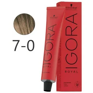 Schwarzkopf - Permanent Dye Igora Royal 7-0 Blonde Natural Medium 60 ml Schwarzkopf - Permanent Dye Igora Royal 7-0 Blonde Natural Medium 60 ml