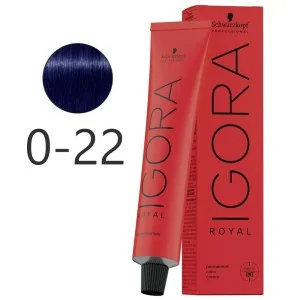 Schwarzkopf - Tinte Neutralizador Igora Royal 0-22 Concentrado Antinaranja 60 ml Schwarzkopf - Tinte Neutralizador Igora Royal 0-22 Concentrado Antinaranja 60 ml