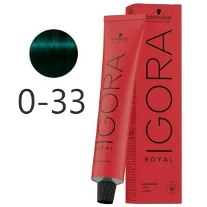 Schwarzkopf - Tinte Neutralizador Igora Royal 0-33 Concentrado Antirrojo 60 ml Schwarzkopf - Tinte Neutralizador Igora Royal 0-33 Concentrado Antirrojo 60 ml