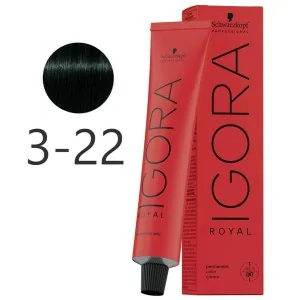 Schwarzkopf - Colorante Permanente Igora Royal 3-22 Testa di Moro Fumo Intenso 60 ml Schwarzkopf - Colorante Permanente Igora Royal 3-22 Testa di Moro Fumo Intenso 60 ml
