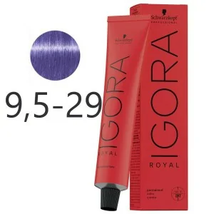Schwarzkopf - Tinte Permanente Igora Royal 9,5-29 Lavanda Pastel 60 ml Schwarzkopf - Tinte Permanente Igora Royal 9,5-29 Lavanda Pastel 60 ml