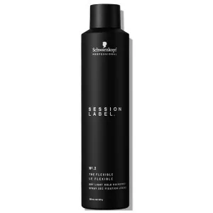 Schwarzkopf - Laca de Fijación Flexible Session Label 300 ml Schwarzkopf - Laca de Fijación Flexible Session Label 300 ml