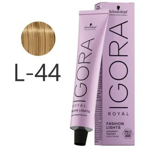 Schwarzkopf - Tinte Igora Royal Fashion Lights L-44 Beige Intenso 60 ml Schwarzkopf - Tinte Igora Royal Fashion Lights L-44 Beige Intenso 60 ml