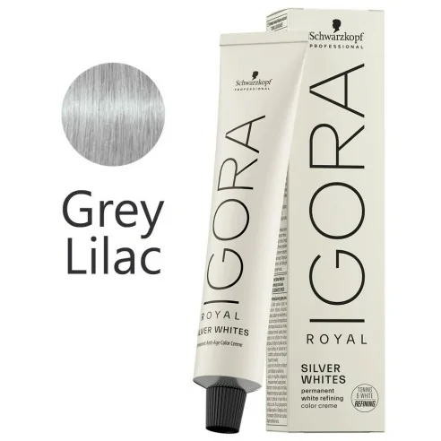 Schwarzkopf - Tinte Igora Royal Silver Whites Gris Liláceo 60 ml