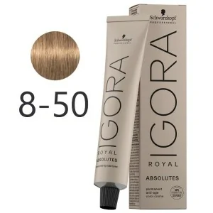 Schwarzkopf - Tinte Igora Royal Absolutes 8-50 Rubio Claro Dorado Natural 60 ml Schwarzkopf - Tinte Igora Royal Absolutes 8-50 Rubio Claro Dorado Natural 60 ml