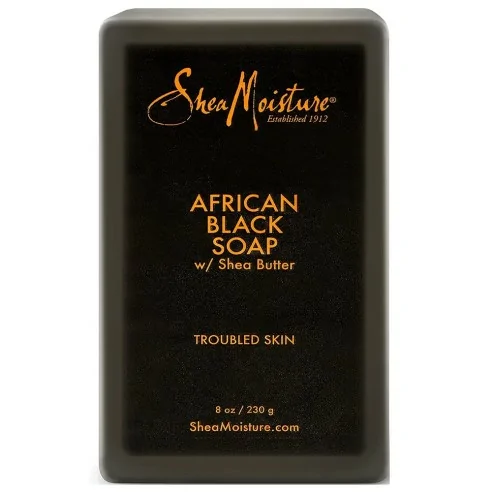 Shea Moisture - Barra de Jabón para Pieles Delicadas African Black Soap 230 g