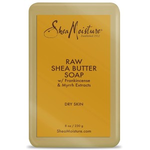 Shea Moisture - Barra de Jabón Reparador para Pieles Secas Raw Shea Butter 230 g