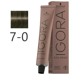 Schwarzkopf - Tinte Igora Color10 7-0 Rubio Medio Natural 60 ml Schwarzkopf - Tinte Igora Color10 7-0 Rubio Medio Natural 60 ml