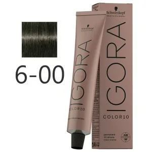Schwarzkopf - Tinte Igora Color10 6-00 Rubio Oscuro Natural Intenso 60 ml Schwarzkopf - Tinte Igora Color10 6-00 Rubio Oscuro Natural Intenso 60 ml